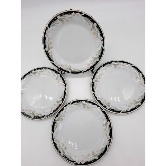 Vintage Crown Ming Fine China Michelle Jian Shiang Set Of 4 Salad Plates - Picture 2 of 7